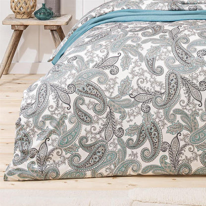 Estella Interlock Jersey Bettwäsche 6955-520 Paisley Mint 135x200