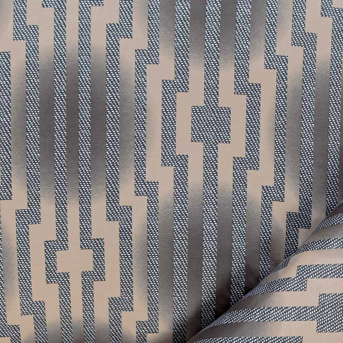 Estella Interlock Jersey Bettwäsche Levian 6970-800 Kiesel 135x200