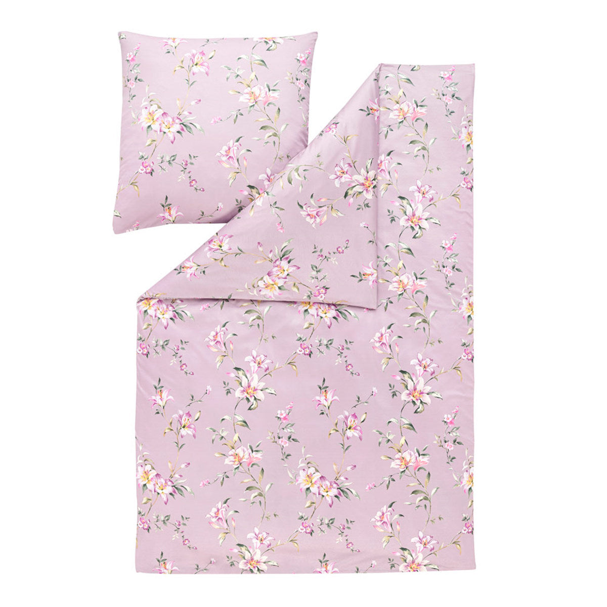 Estella Interlock Jersey Bettwäsche Lilian 6972-480 altrosa 135x200