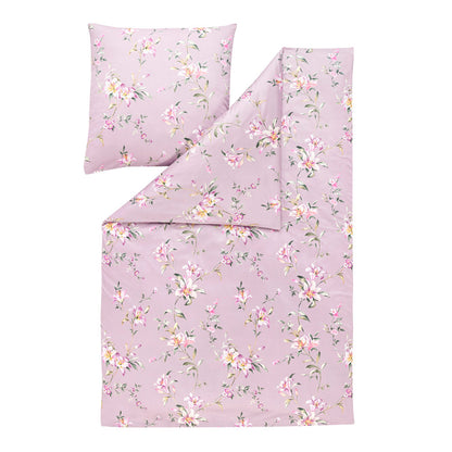 Estella Interlock Jersey Bettwäsche Lilian 6972-480 altrosa 135x200