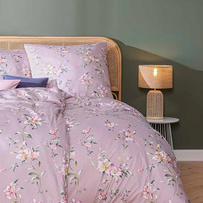 Estella Interlock Jersey Bettwäsche Lilian 6972-480 altrosa 135x200