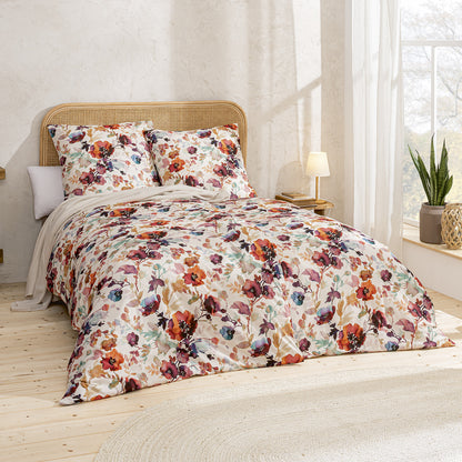 Estella Interlock Jersey Bettwäsche Sanna 6994-985 Blume Creme 135x200