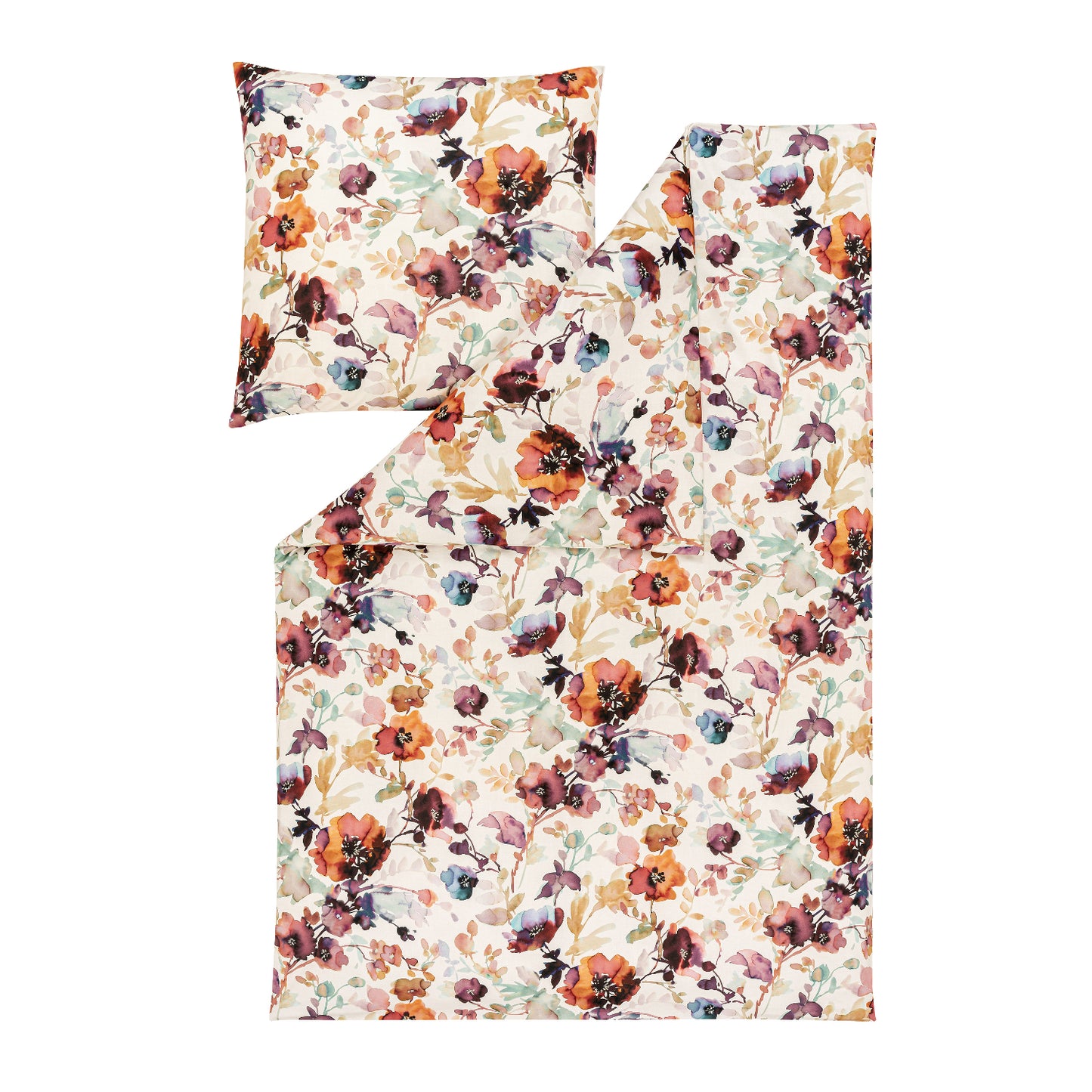 Estella Interlock Jersey Bettwäsche Sanna 6994-985 Blume Creme 135x200