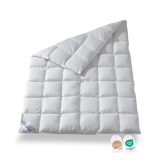 Daunendecke medium warme 100% Daunen Klasse1 Bettdecke 135x200 640g