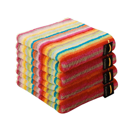 4 Stück Cawö Life Style Handtücher 7008-25 Streifen muilticolor 50x100