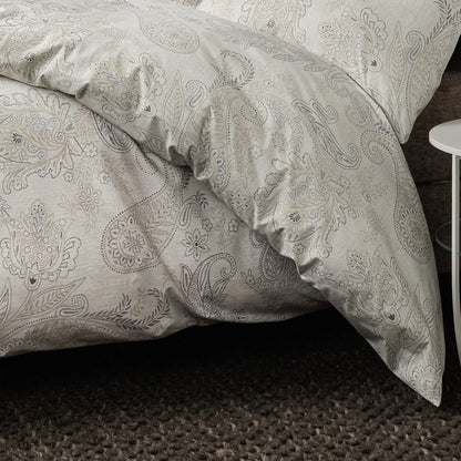 Janine Soft Cotton Bettwäsche Cortina 71001-7 Natur Paisley 135x200