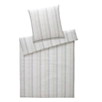 Bettwäsche Elegante gewebter Seersucker Dueodde 7115-2 blau135x200