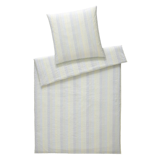 Bettwäsche Elegante gewebter Seersucker Dueodde 7115-4 kiwi 135x200