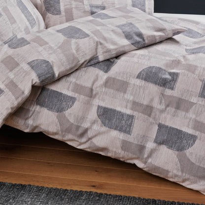 Janine Flanell Bettwäsche Chinchilla S 78070-08 Anthrazit 135x200
