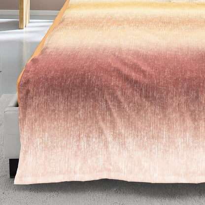 Irisette Biber Bettwäsche Koala 8205-50 Streifen kupfer orange 135x200