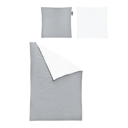 Irisette Mako Satin Bettwäsche Jessica 8256-11 Anker Silber 135x200
