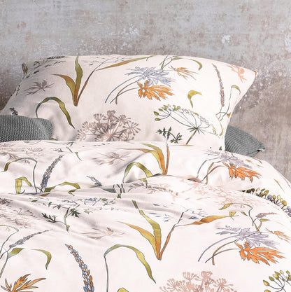 Bettwäsche Irisette Biber Koala 8425-90 natur grün Gräser 135x200
