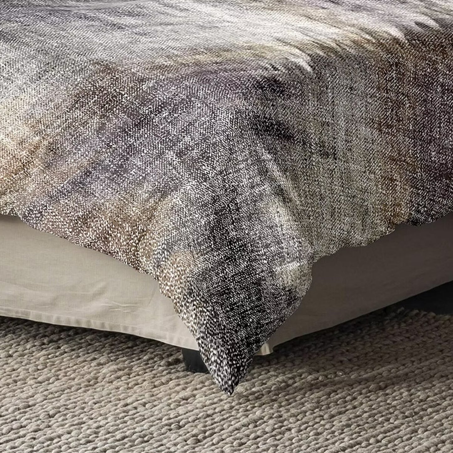 Irisette Flausch Cotton Bettwäsche Zobel 8550-11 grau beige 135x200