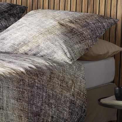 Irisette Flausch Cotton Bettwäsche Zobel 8550-11 grau beige 135x200