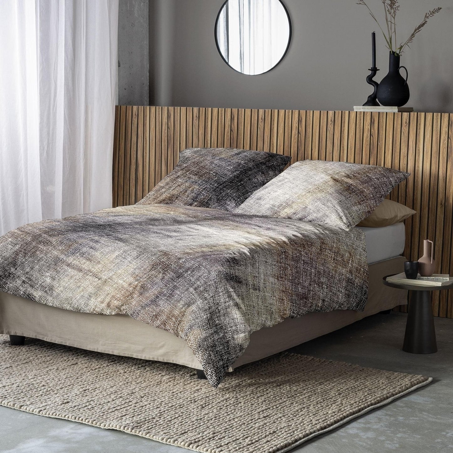 Irisette Flausch Cotton Bettwäsche Zobel 8550-11 grau 135x200