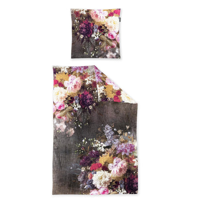 Irisette Flausch Cotton Bettwäsche Zobel 8551-90 Multi Blumen 135x200