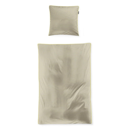 Irisette Mako Satin Bettwäsche Tokio 8607-40 Streifen Sand 135x200