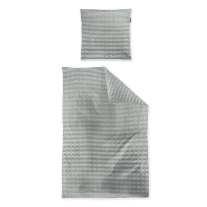 Irisette Seersucker Bettwäsche Easy 8659-30 Waffeloptik grün 135x200