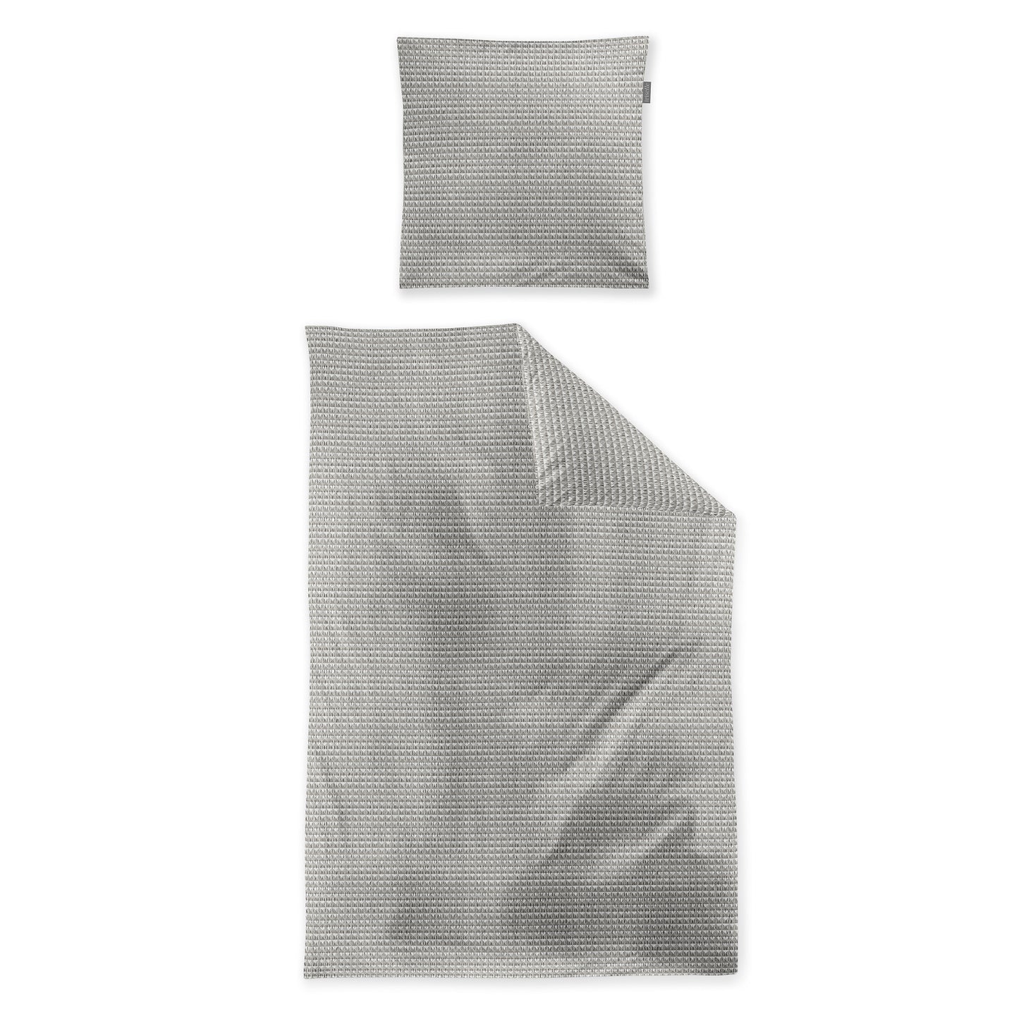 Irisette Seersucker Bettwäsche Easy 8659-80 Waffeloptik natur 135x200