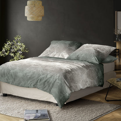 Irisette Biber Bettwäsche Koala 8661-30 Paisley Federn Grau 135x200