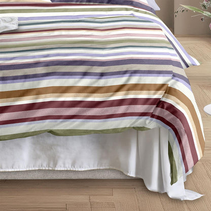 Irisette Mako Satin Bettwäsche Wave 8690-90 Streifen Bunt 135x200