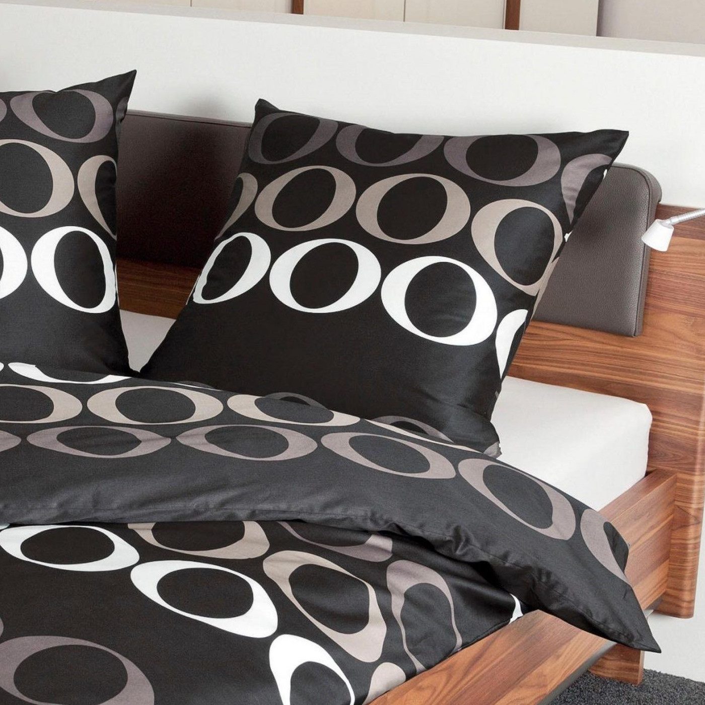 4 tlg. Bettwäsche Janine Mako Satin Riback 87034-07 135x200