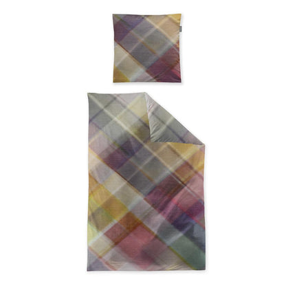 Irisette Flausch Cotton Bettwäsche Zobel 8731-90 Kariert bunt 135x200