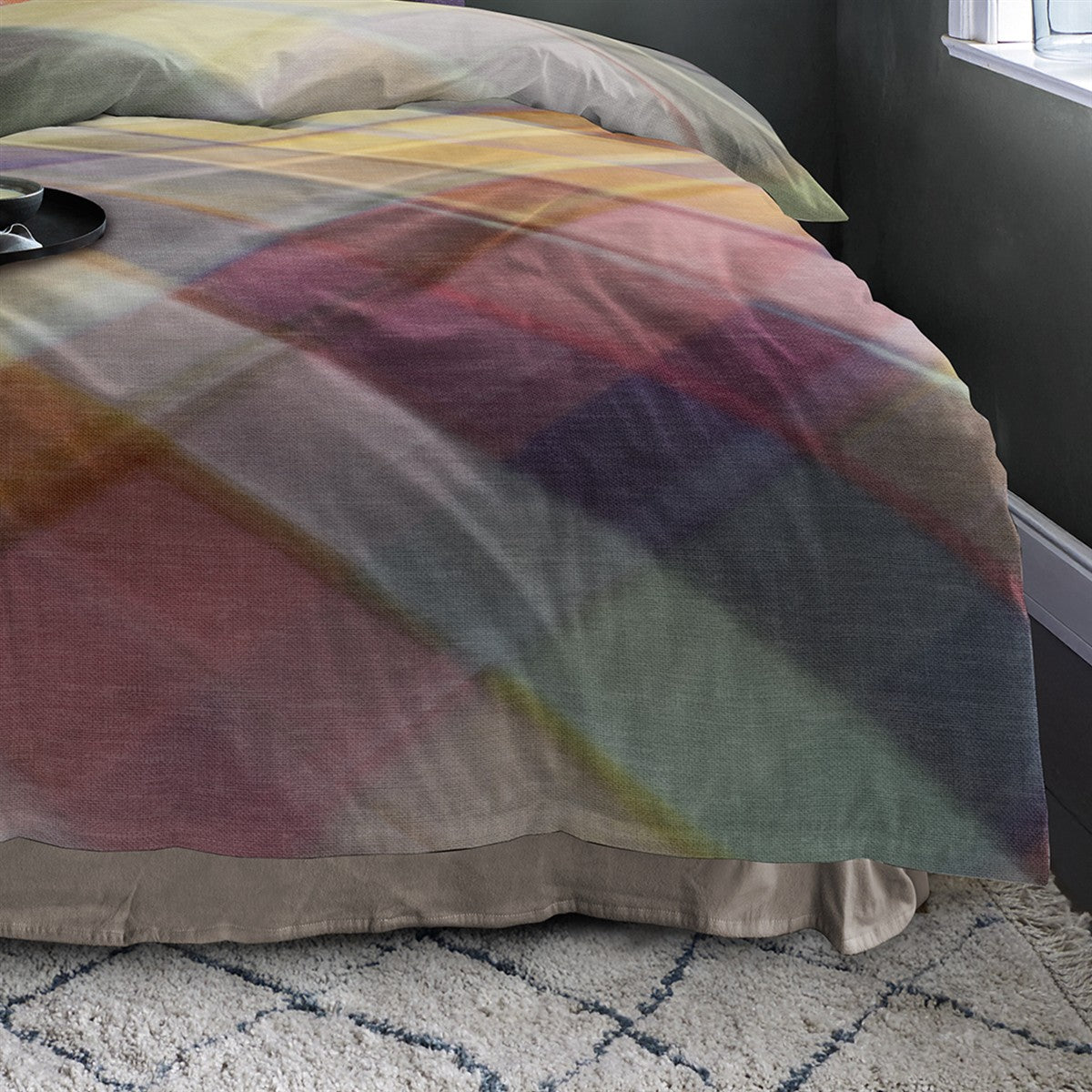 Irisette Flausch Cotton Bettwäsche Zobel 8731-90 Kariert bunt 135x200