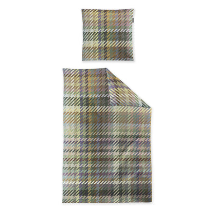 Irisette Flausch Cotton Bettwäsche Zobel 8785-90 Kariert bunt 135x200