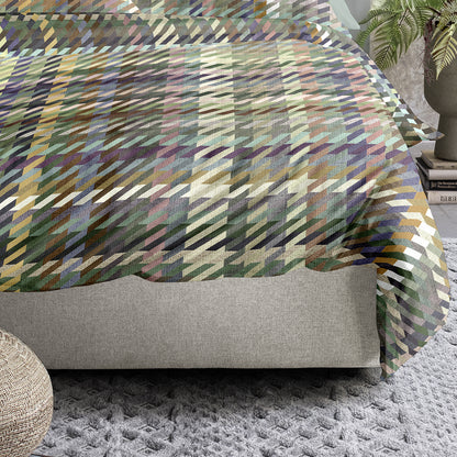 Irisette Flausch Cotton Bettwäsche Zobel 8785-90 Kariert bunt 135x200
