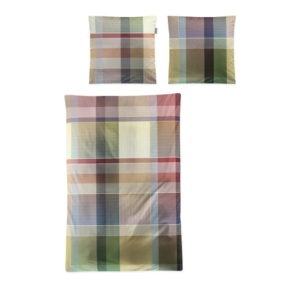 Irisette Flausch Cotton Bettwäsche Zobel 8891-90 gelb grün 135x200