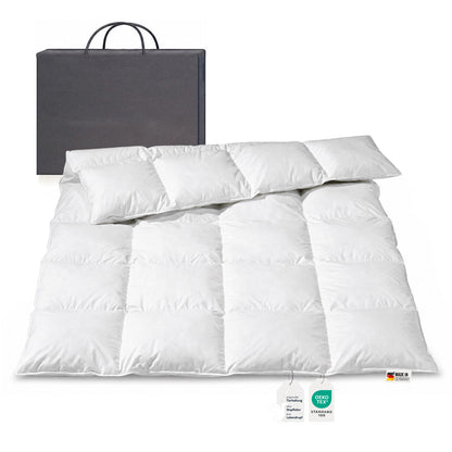 Daunendecke 135 x 200 cm warm sibirische Daunen