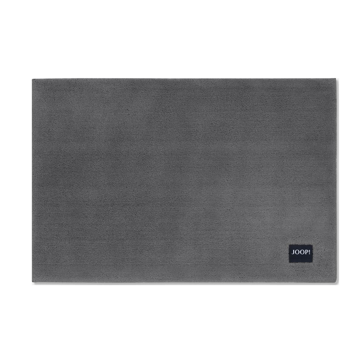 Joop! Badteppich Duschvorleger Badematte basic anthrazit 70x120