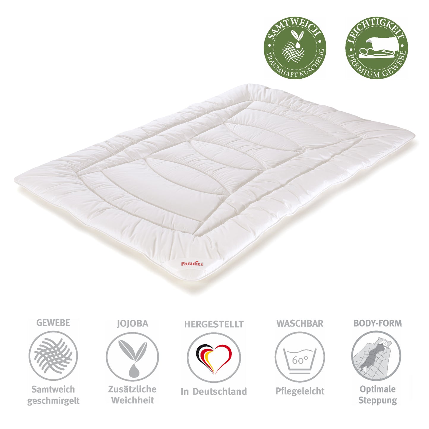 Sommerbettdecke 135 x 200 cm Bella Polyester & Lyocell