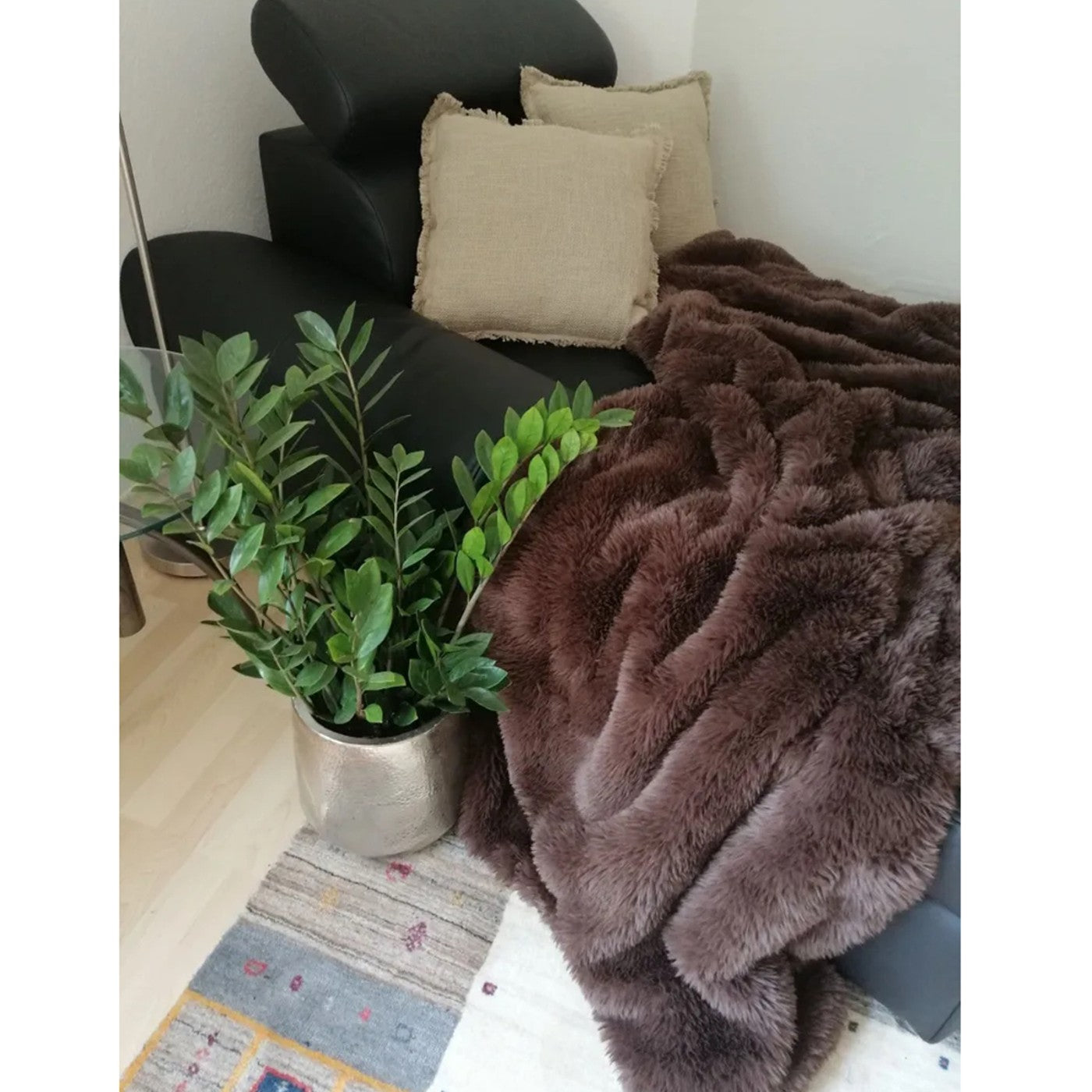 Felldecke Star Home Wohndecke Byron Webpelz Fell Tibetlamm 150x200
