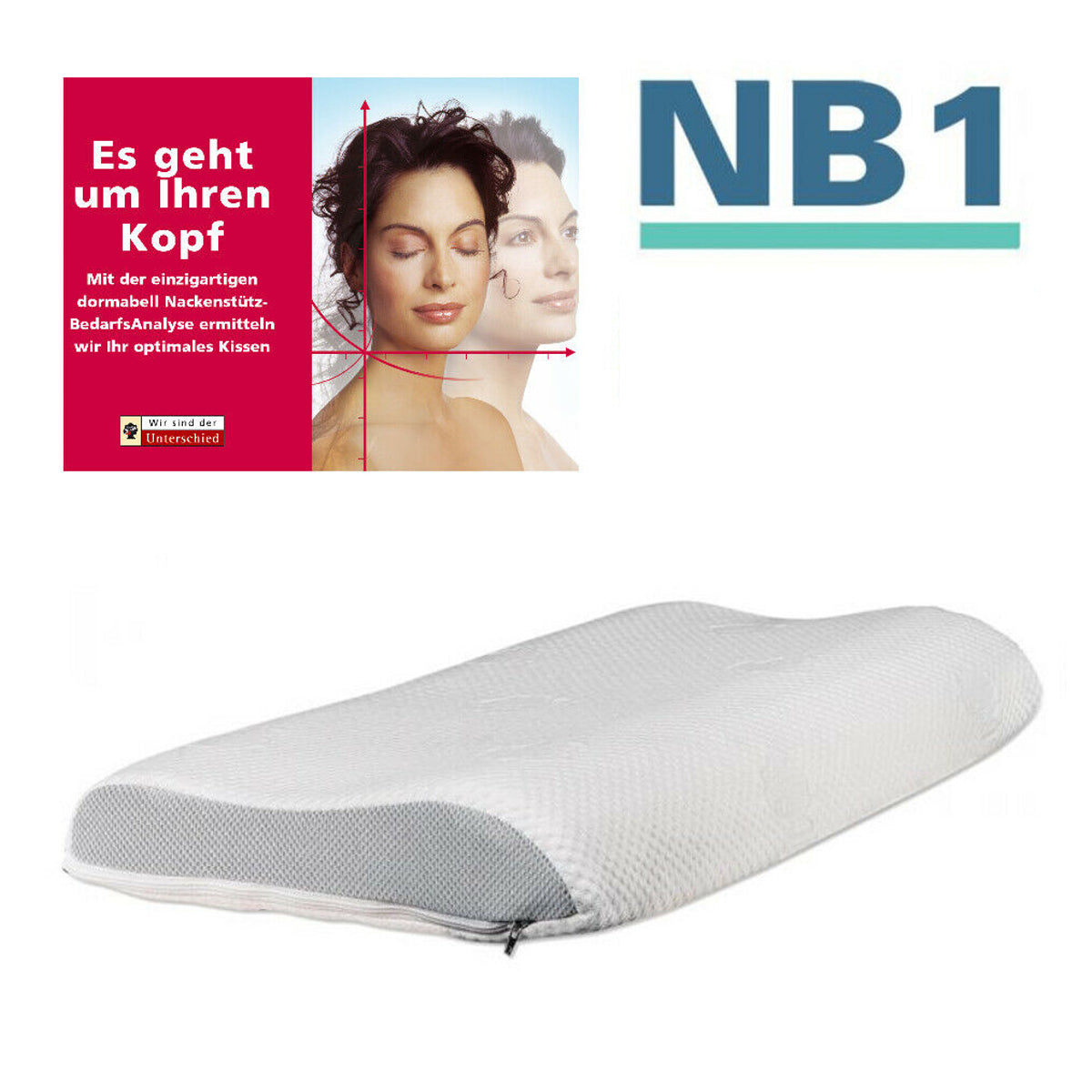 Orthopädisches Dormabell Cervical Nackenstützkissen NB1 Talalay Latex