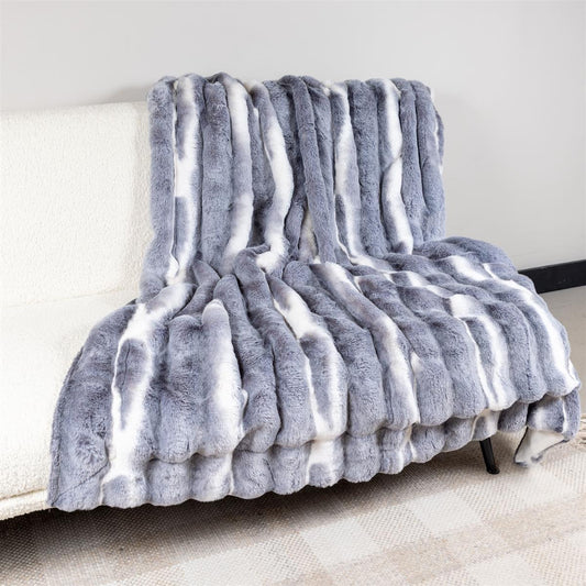 Felldecke Star Home Wohndecke Chinchilla Webpelz Fell 150x200