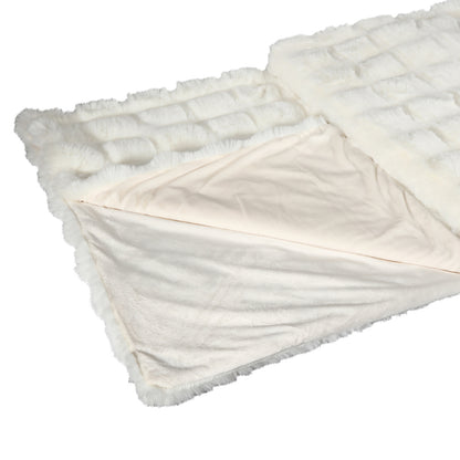 Eskimo Webpelzdecke Wohndecke Felldecke Cloud creme 150x200