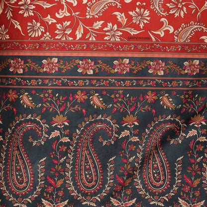 Bettwäsche Bassetti Mako Satin Como R1 weinrot anthrazit 135x200