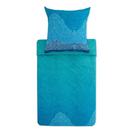 Bettwäsche Bassetti Mako Satin Dolceaqua B1 blau 135x200