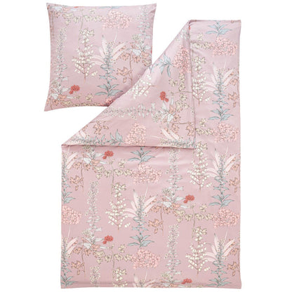 Estella Interlock Jersey Bettwäsche Alisa 6958-065 Lila Blumen 135x200