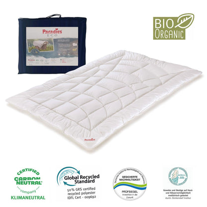 Paradies Floretta Bio leicht warm Bettdecke Ganzjahresdecke 135x200