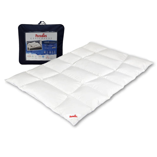 eine bettdecke 135x200 weisse daunendecke kassettendecke