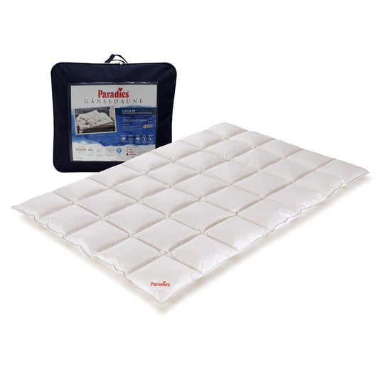 Paradies Gänsedaunen Bettdecke Daunendecke Galia medium warm 135x200