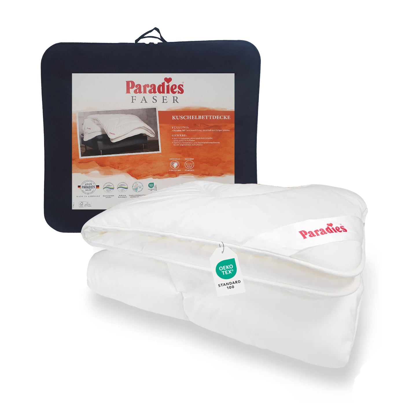 Paradies Halia-Fill Ganzjahresbett medium warme Bettdecke 135x200