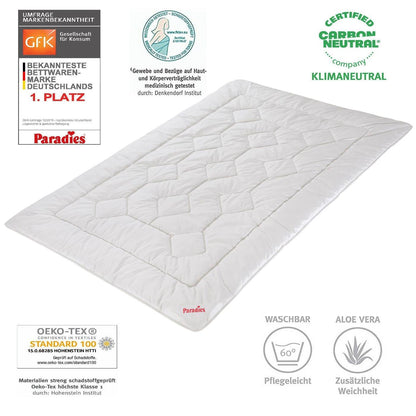 Paradies Halia-Fill Sommerbett  Sommer Bettdecke Sommerdecke 155x220