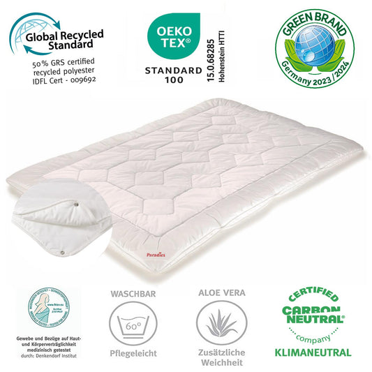 Paradies Halia Varietta extra warme 4-Jahreszeiten Bettdecke 135x200
