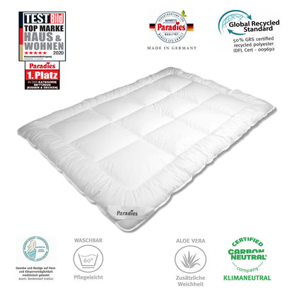 Paradies Winterdecke Bettenset Halia extra warm + Kissen Softy 135x200