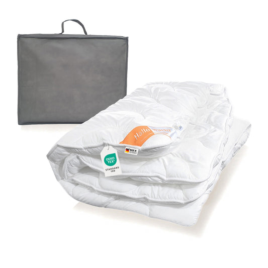 Extra warme Winterdecke Duo Bettdecke Klimafaser 135x200 60° Wäsche HW