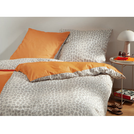 Bettwäsche Mako Satin Sympathica 5150 Leopardenmuster Leopard 135x200